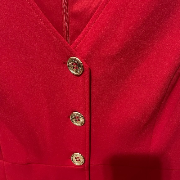 Tommy Hilfiger dress. A-line. Gold buttons. - Picture 3 of 5